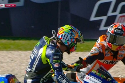 rossi marquez misano 2014