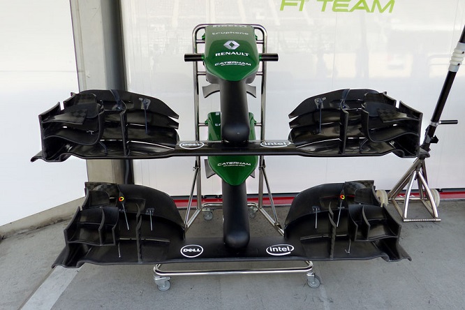 Caterham alettone anteiore Suzuka 2014