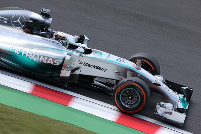 03.10.2014 - Free Practice 1, Lewis Hamilton (GBR) Mercedes AMG F1 W05