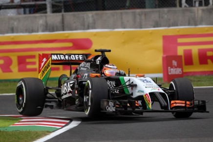 03.10.2014 - Free Practice 2, Nico Hulkenberg (GER) Sahara Force India F1 VJM07