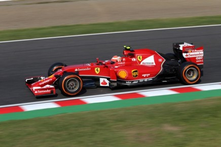 03.10.2014 - Free Practice 2, Kimi Raikkonen (FIN) Scuderia Ferrari F14-T