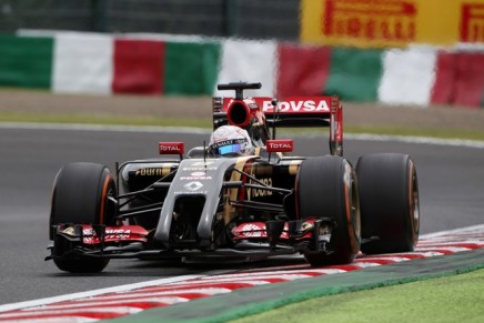 04.10.2014 - Free Practice 3, Romain Grosjean (FRA) Lotus F1 Team E22