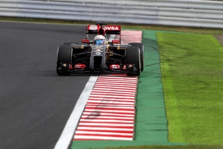 04.10.2014 - Free Practice 3, Romain Grosjean (FRA) Lotus F1 Team E22