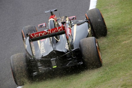 04.10.2014 - Free Practice 3, Romain Grosjean (FRA) Lotus F1 Team E22