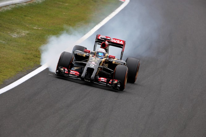 04.10.2014 - Free Practice 3, Romain Grosjean (FRA) Lotus F1 Team E22