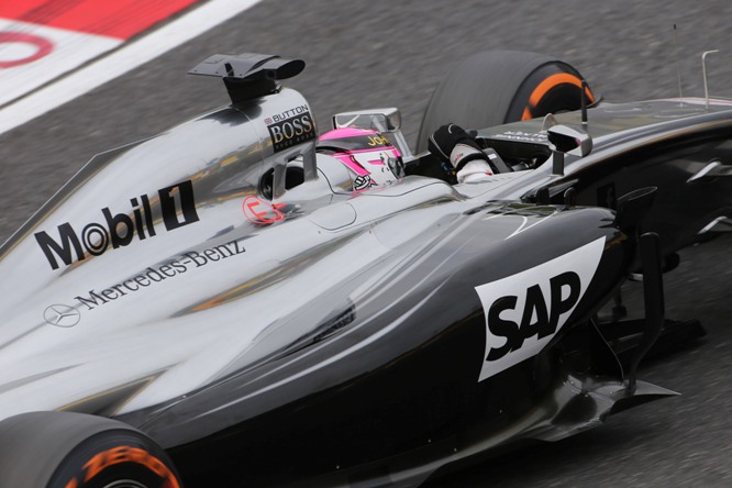 04.10.2014 - Free Practice 3, Jenson Button (GBR) McLaren Mercedes MP4-29