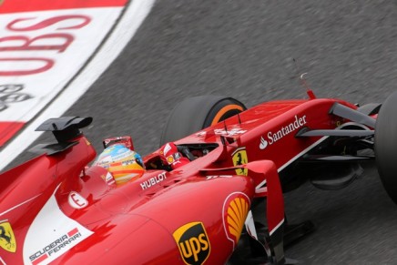 04.10.2014 - Free Practice 3, Fernando Alonso (ESP) Scuderia Ferrari F14-T