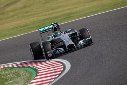 04.10.2014 - Qualifying, Nico Rosberg (GER) Mercedes AMG F1 W05