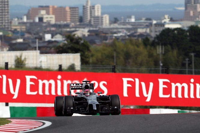 04.10.2014 - Qualifying, Jenson Button (GBR) McLaren Mercedes MP4-29