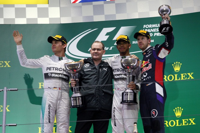 F1 | GP Giappone 2014 – Stravince Magic Hamilton, diluvia sulla Ferrari