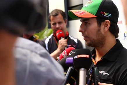 09.10.2014- Sergio Perez (MEX) Sahara Force India F1 Team VJM07