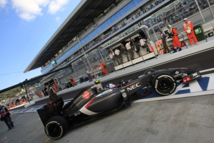 10.10.2015- Free Practice 1, Sergey Sirotkin  (RUS) Sauber