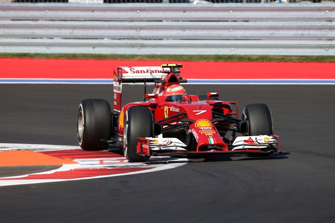 10.10.2015- Free Practice 2, Kimi Raikkonen (FIN) Scuderia Ferrari F14T