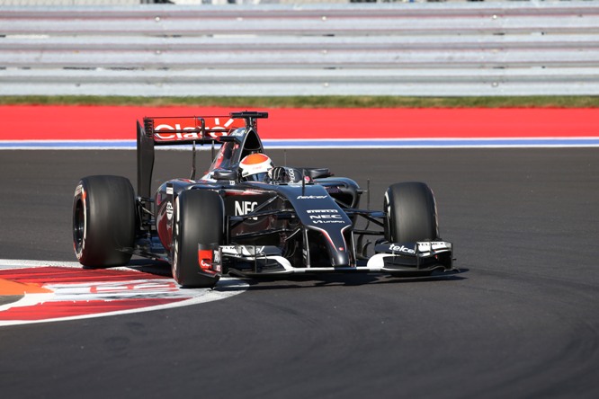 10.10.2015- Free Practice 2, Adrian Sutil (GER) Sauber F1 Team C33