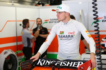 10.10.2015- Free Practice 2, Nico Hulkenberg (GER) Sahara Force India VJM07