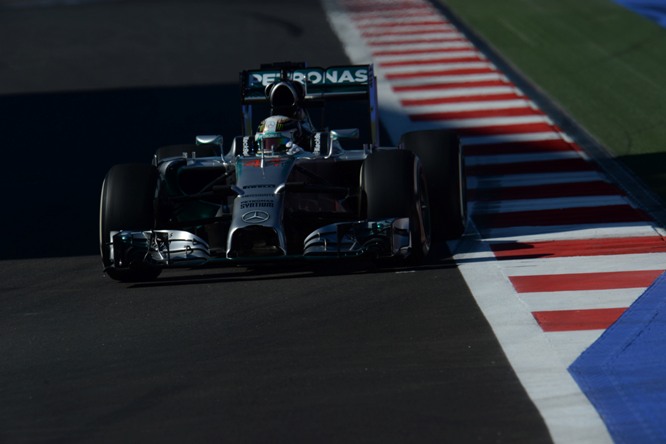 10.10.2015- Free Practice 2, Lewis Hamilton (GBR) Mercedes AMG F1 W05