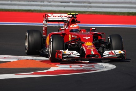 10.10.2015- Free Practice 2, Kimi Raikkonen (FIN) Scuderia Ferrari F14T