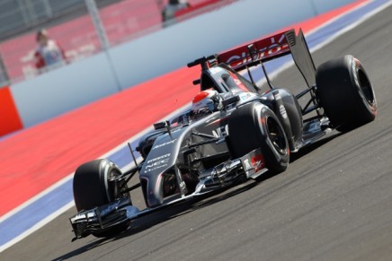 11.10.2014- free practice 3, Adrian Sutil (GER) Sauber F1 Team C33