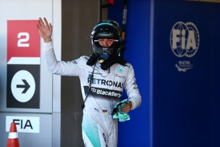 11.10.2014- Qualifying, 2nd place for Nico Rosberg (GER) Mercedes AMG F1 W05