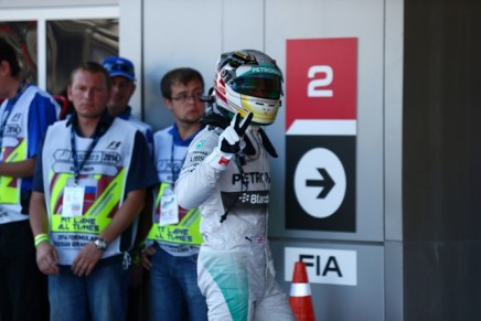 11.10.2014- Qualifying, Lewis Hamilton (GBR) Mercedes AMG F1 W05