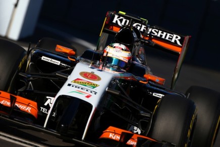 11.10.2014- Qualifying, Nico Hulkenberg (GER) Sahara Force India VJM07