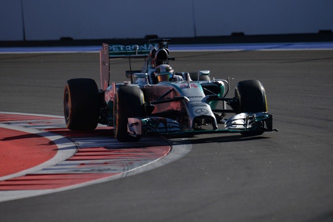 11.10.2014- Qualifying, Lewis Hamilton (GBR) Mercedes AMG F1 W05