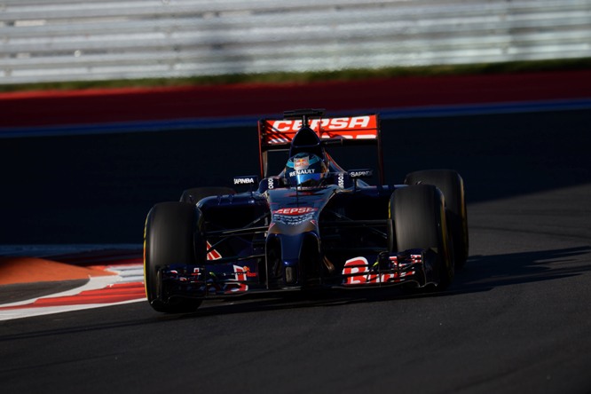 11.10.2014- Qualifying, Jean-Eric Vergne (FRA) Scuderia Toro Rosso STR9