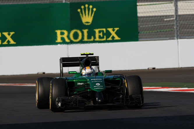 12.10.2014- Race, Marcus Ericsson (SWE) Caterham F1 Team CT-04