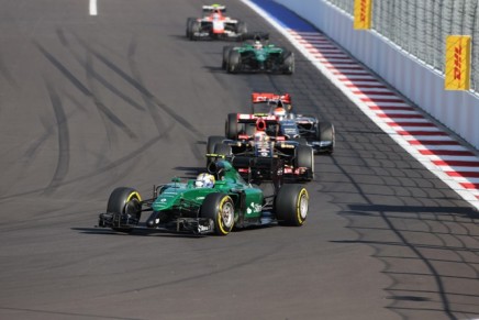 12.10.2014- Race, Marcus Ericsson (SWE) Caterham F1 Team CT-04