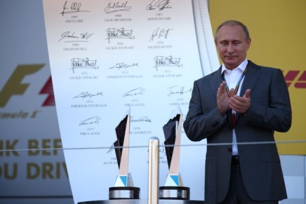 12.10.2014- Podium, Vladimir Putin (RUS) President od Russian Federation