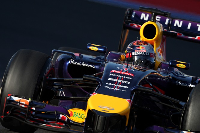 12.10.2014- Race, Sebastian Vettel (GER) Infiniti Red Bull Racing RB10