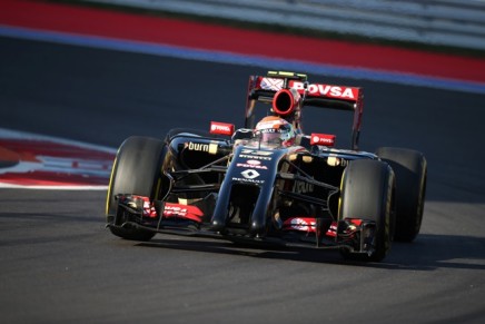 12.10.2014- Race, Pastor Maldonado (VEN) Lotus F1 Team, E22