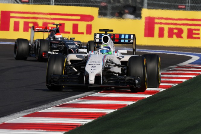 12.10.2014- Race, Felipe Massa (BRA) Williams F1 Team FW36