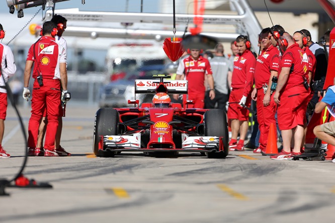 31.10.2014 - Free Practice 1, Kimi Raikkonen (FIN) Scuderia Ferrari F14-T