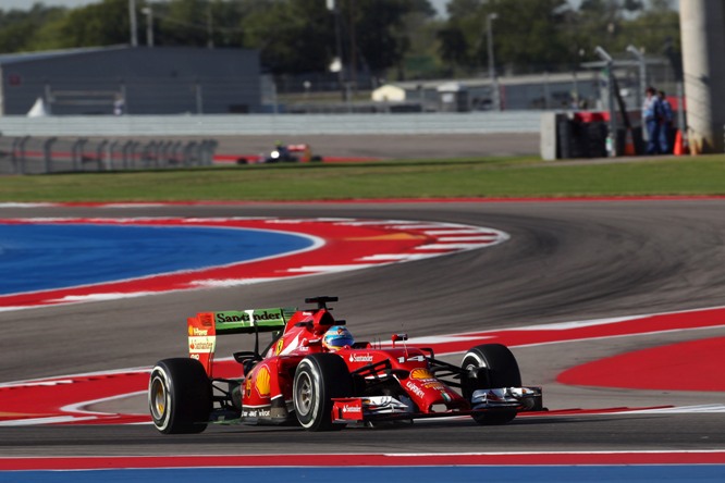 31.10.2014 - Free Practice 1, Fernando Alonso (ESP) Scuderia Ferrari F14-T