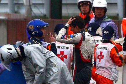 Sutil incidente Bianchi Suzuka 2014