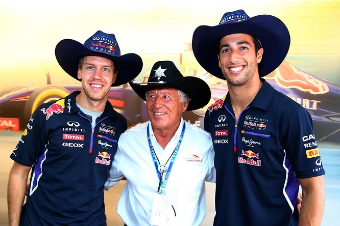 vettel ricciardo andretti texas cowboy