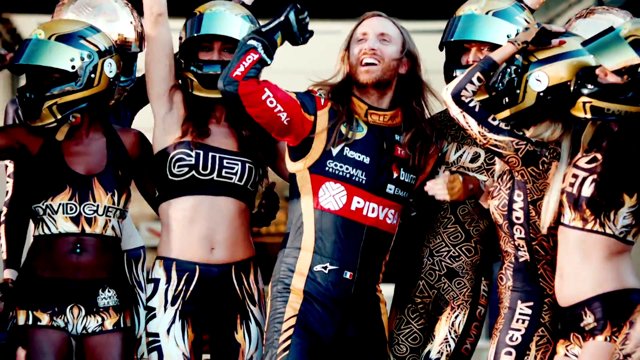 David Guetta omaggio F1 in “Dangerous”