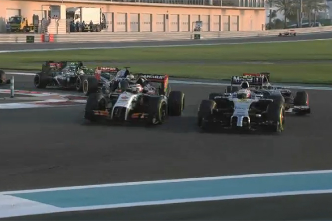 MovioloneAbuDhabi14_Hulkenberg-Magnussen