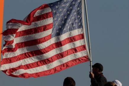 01.11.2014 - Free Practice 3, USA flag