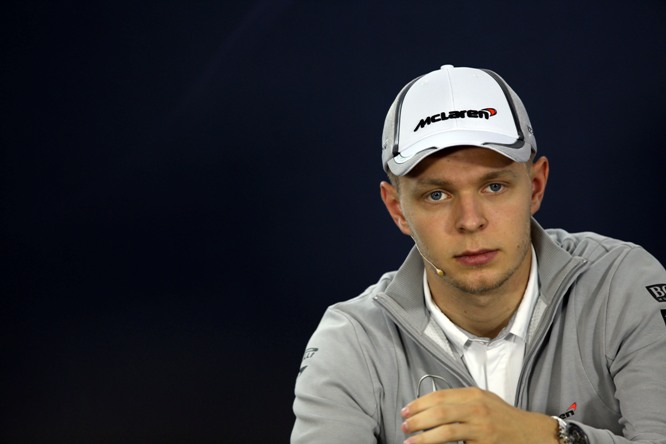 06.11.2014 - Press conference, Kevin Magnussen (DEN) McLaren Mercedes MP4-29