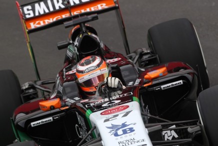 07.11.2014 - Free Practice 1, Nico Hulkenberg (GER) Sahara Force India F1 VJM07