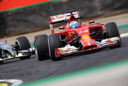 07.11.2014 - Free Practice 1, Fernando Alonso (ESP) Scuderia Ferrari F14-T