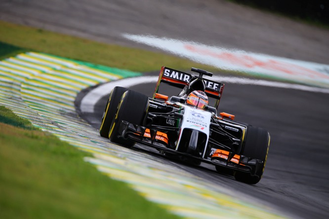 08.11.2014 - Free Practice 3, Nico Hulkenberg (GER) Sahara Force India F1 VJM07