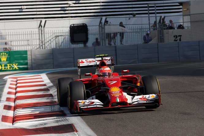 21.11.2014 - Free Practice 1, Kimi Raikkonen (FIN) Scuderia Ferrari F14-T