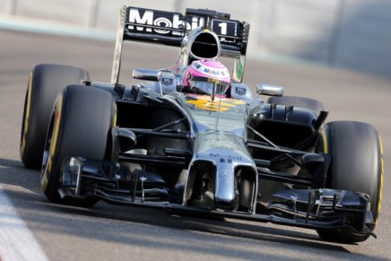 21.11.2014 - Free Practice 1, Jenson Button (GBR) McLaren Mercedes MP4-29