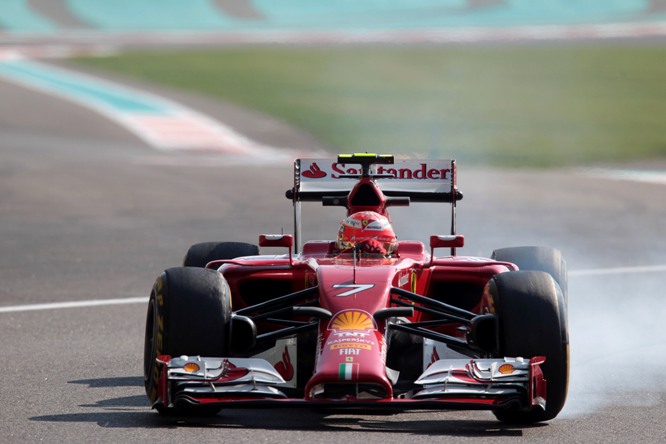 21.11.2014 - Free Practice 1, Kimi Raikkonen (FIN) Scuderia Ferrari F14-T