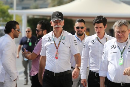 22.11.2014 - Qualifying, Dr. Dieter Zetsche ,Chairman of Daimler Benz