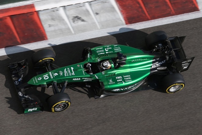 22.11.2014 - Qualifying, Kamui Kobayashi Caterham F1 Team CT-04