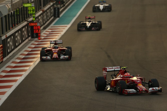 23.11.2014- Race, Kimi Raikkonen (FIN) Scuderia Ferrari F14-T